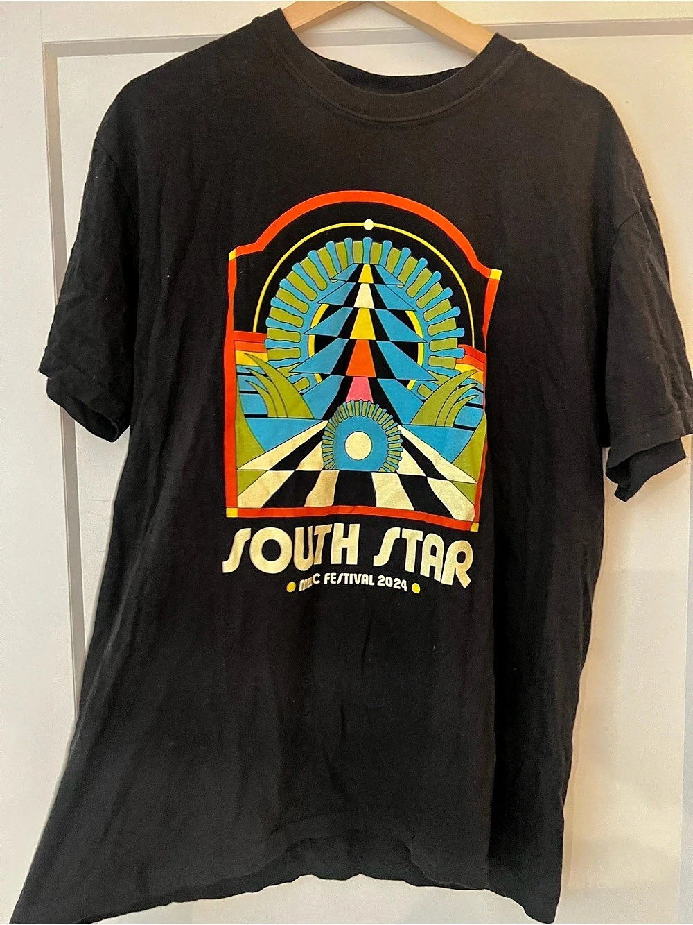 Comfort Colors South Star Music Festival 2024 Graphic T-Shirt Tee Size Large
